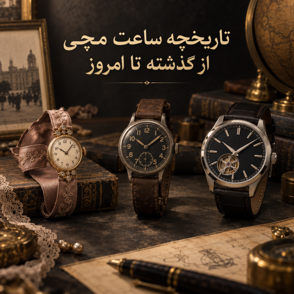تاریخچه ساعت مچی از گذشته تا امروز